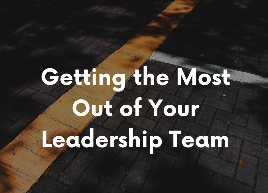Getting the Most out of your leadership